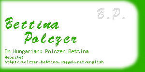 bettina polczer business card